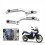 Ρυθμιστές παρμπρίζ μοτοσικλέτας για XL750 XL 750 (μαύρο) 5