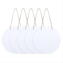 5 stuks 10 inch ronde sublimatie deurhanger blanks wit hardboard