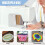 3Rolls JellyRoll ταινία πάταξης 2 1/4 ίντσας συνολικά 150 γιάρδες 2
