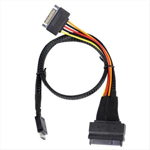 con cable de alimentación SATA 15P macho para servidor Accesorios de computadora