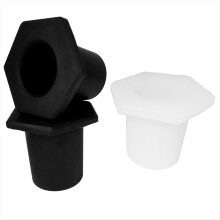 Tappo per foro conico in gomma per ombrellone, per telaio ombrellone da terrazza, bianco