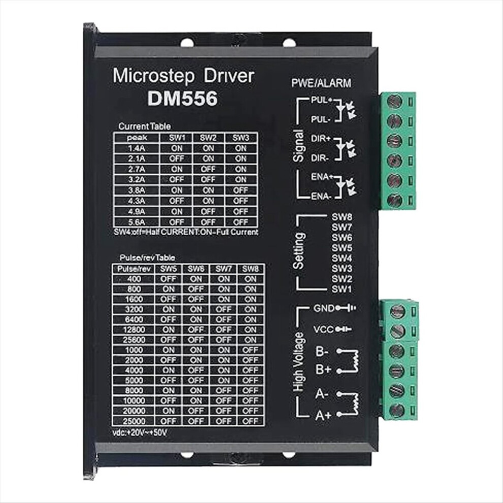 Dm556 Cnc Digital Stepper Motor Driver 2-Phase Stepper Motor Driver 4851642733414