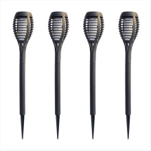 4PCS Solar-Taschenlampen für Gartendekor 12 LED-Solarlichter