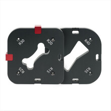 Pocket Radius Jig Router Snijmal 4 in 1 R-hoekboog