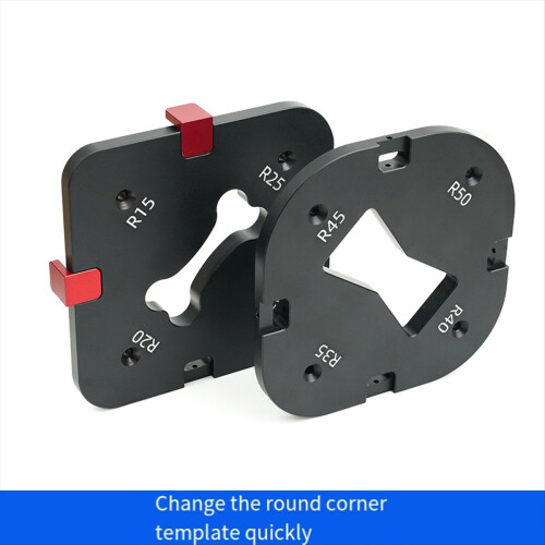 Πρότυπο κοπής φιλέτου Pocket Radius Jig Router 4 σε 1 R-Angle Arc 2