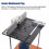 1Set Milling Table Insert Plate, Milling Table for Router with Holder 3
