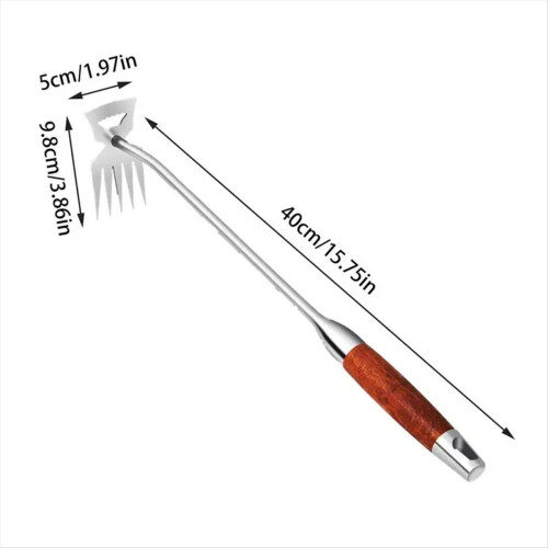 Εργαλείο χειροκίνητου βοτανίσματος 5 Teeths Hand Weeder Puller Rooting Weeder Tool 2