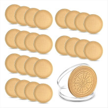 25 stuks 40 mm blanco Challenge munten graveren DIY knutselmunten