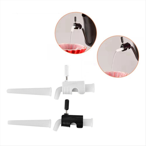 Hand Brewed Coffee Pot Spout Coffee Flow Regulator Silicone White 1