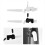 Hand Brewed Coffee Pot Spout Coffee Flow Regulator Silicone White 3