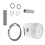 6E7-11631-00-97 Kit de pistón estándar con anillo de pistón para 5