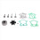 Water Pump Impeller Repair Kit for Outboard Motor 2 Stroke 1