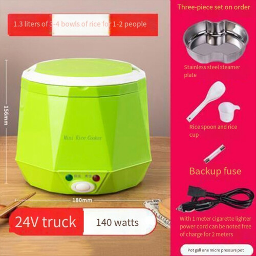 Ταξιδιωτική ρυζομάγειρας 12v Πολλαπλών λειτουργιών ρυζομάγειρας αυτοκινήτου 2