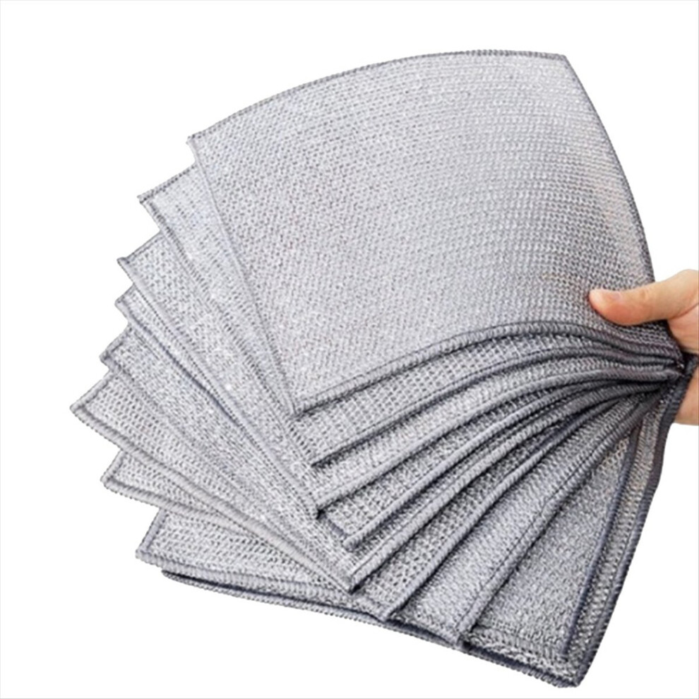 Steel Wool Rags Kitchen Cleaning Oil-Free Pot and Dishwashing Towels-image-OPC-PJT6CC6-NEW