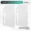 3.5 Inch Desktop Hard Disk Rack Transparent Acrylic 3 layer 4