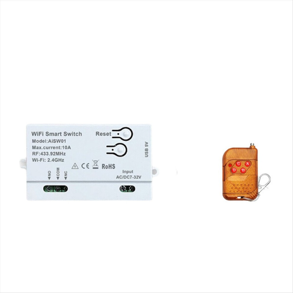 For Wifi Smart Switch Smart Remote+433Mhz Remote White 4851741230432