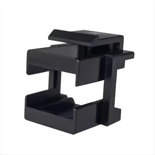 50 τεμάχια βύσμα σύνδεσης RJ45 Jack Plate Wall Black