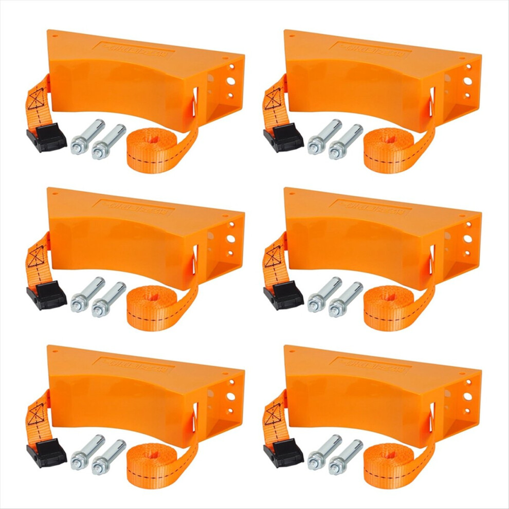 Propane Tank Holder Gas Cylinder Bracket Nitrogen Tank Holder 6Set-image-OPC-PJSZGRJ-NEW