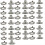 25 Sets Marine Grade Twist Lock Fasteners Turn Button Eyelet and Stud 1
