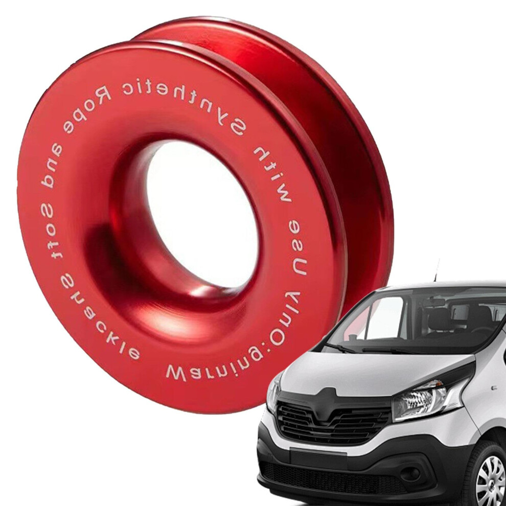 Winch Block Heavy Duty Snatch Block For Atv Utv Suv Truck Towing Recovery 3/4 Inch Shackle Pulley Red 9016109842664