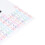 Piano Keyboard Sticker Label Removable Large Note 14