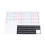 Piano Keyboard Sticker Label Removable Large Note 2