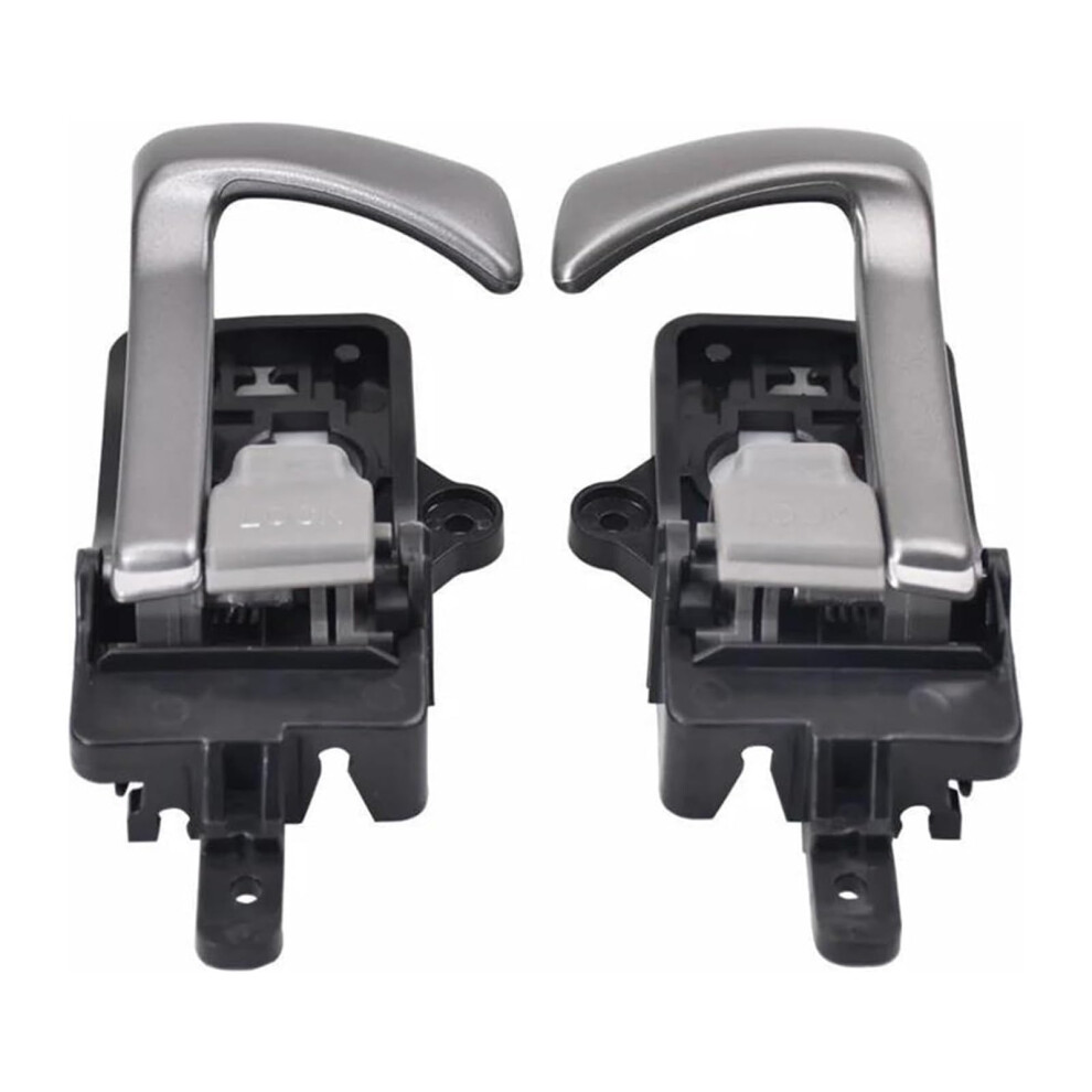 Interior Door Handle Left Right Compatible With Hyundai Santa Fe 2007-2012, Oem 82610-2B000 82620-2B000, Finish Black 9084446897982