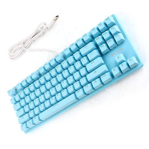 BAJEAL 87 Keys Wired Mechanical Keyboard Mixed 2