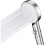 Shower Head, High Pressure Shower Head with 5 Modes with Pause Switch On/stop - Silver 1