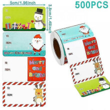 500pcs Envelope Merry  Decorations for Home 2023 Cristmas Xmas Seal Labels Diy Gifts  Gift Packaging Stickers