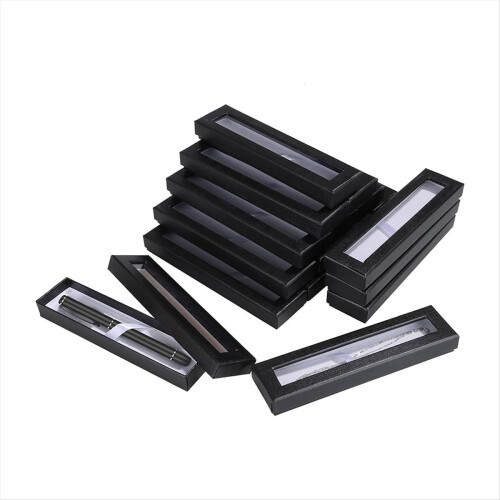 24pcs Empty Pen Gift Box with Clear Lid