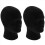Zwarte schuim heren model mannequin dummy stand winkel display hoed 3