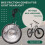 Bike Light Motorized Bike Friction Dynamo Generator Head Tail Light 4