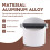 Knock Box for Coffee with Removable Knock Bar Espresso Bin -White 4