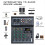Console mixer DJ digitale professionale 4 canali mixer audio bianco 1