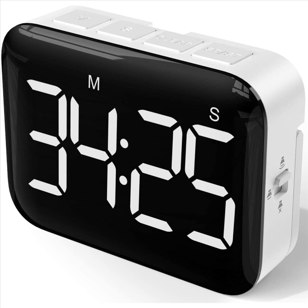 Digital Kitchen Timer - Magnetic Countdown Count Up Timer