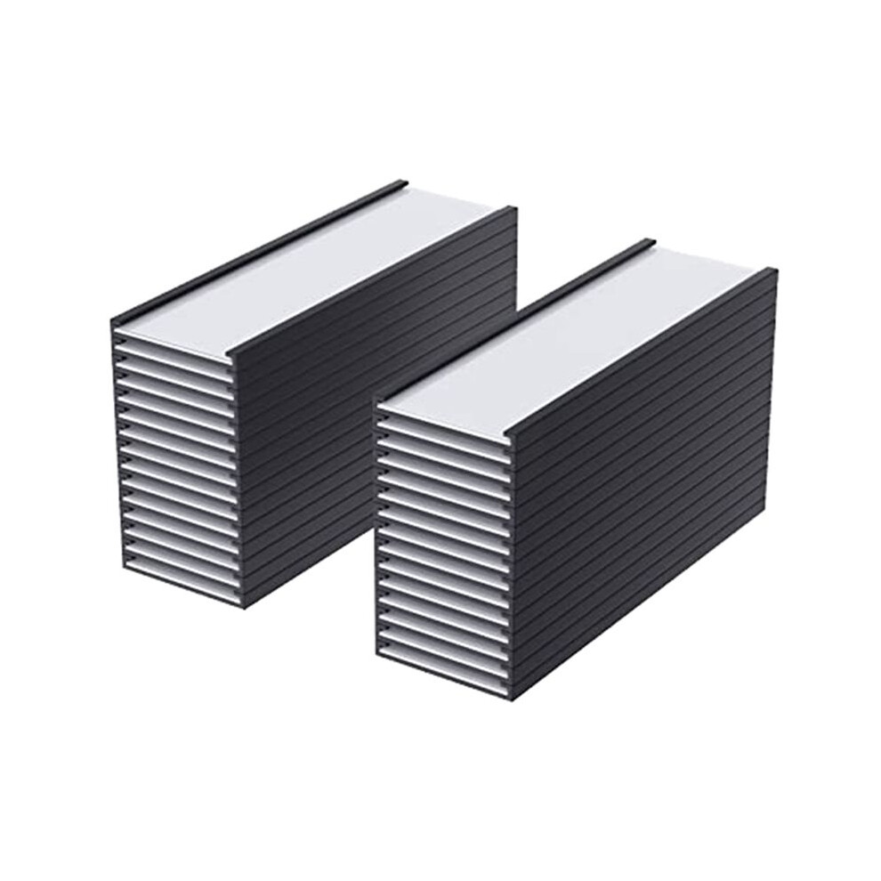 30 Pack C Channel Magnetic Label Holders 1x3 in for Metal Whiteboard-image-OPC-PJSZ98N-NEW