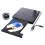 Unità CD/DVD esterna per laptop, USB 3.0 e masterizzatore CD DVD +/-RW di tipo C 5