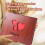 Álbum de fotos DIY capa de madeira scrapbook 8 x 6 polegadas amor completo 4