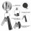 2 Pack Heavy Duty Retractable Pull Pen Pencil Holder Universal 5