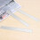 3 Pieces 8.4 Inches Metal Irregular Edges Ruler for Card Making Tools 5