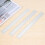 3 Pieces 8.4 Inches Metal Irregular Edges Ruler for Card Making Tools 6
