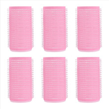 6x Duże wałki do włosów z samoprzylepną nakładką DIY, 3 cm