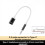 Kabel audio 3,5 mm męski na typ C żeński, B 3