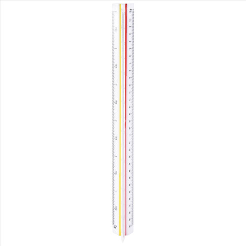 1:20 1:25 1:50 1:75 1:100 1:125 Régua triangular de plástico 2