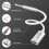 Kabel audio 3,5 mm męski na typ C żeński, B 5