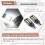 4Pcs Bright White Canbus LED Bulb for Car Backup Reverse Lights 912 7