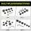 9PCS Adjustable Drill Depth Collar Limit Ring with Carbon Steel Set 7