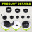 9PCS Adjustable Drill Depth Collar Limit Ring with Carbon Steel Set 6