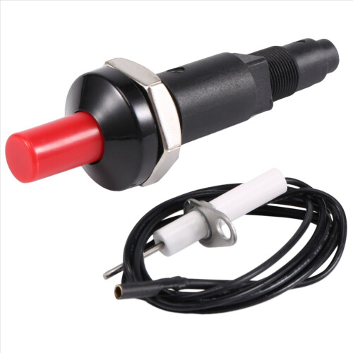 Piezo-tändningssats med kabel 1000 mm lång tryckknapp 2